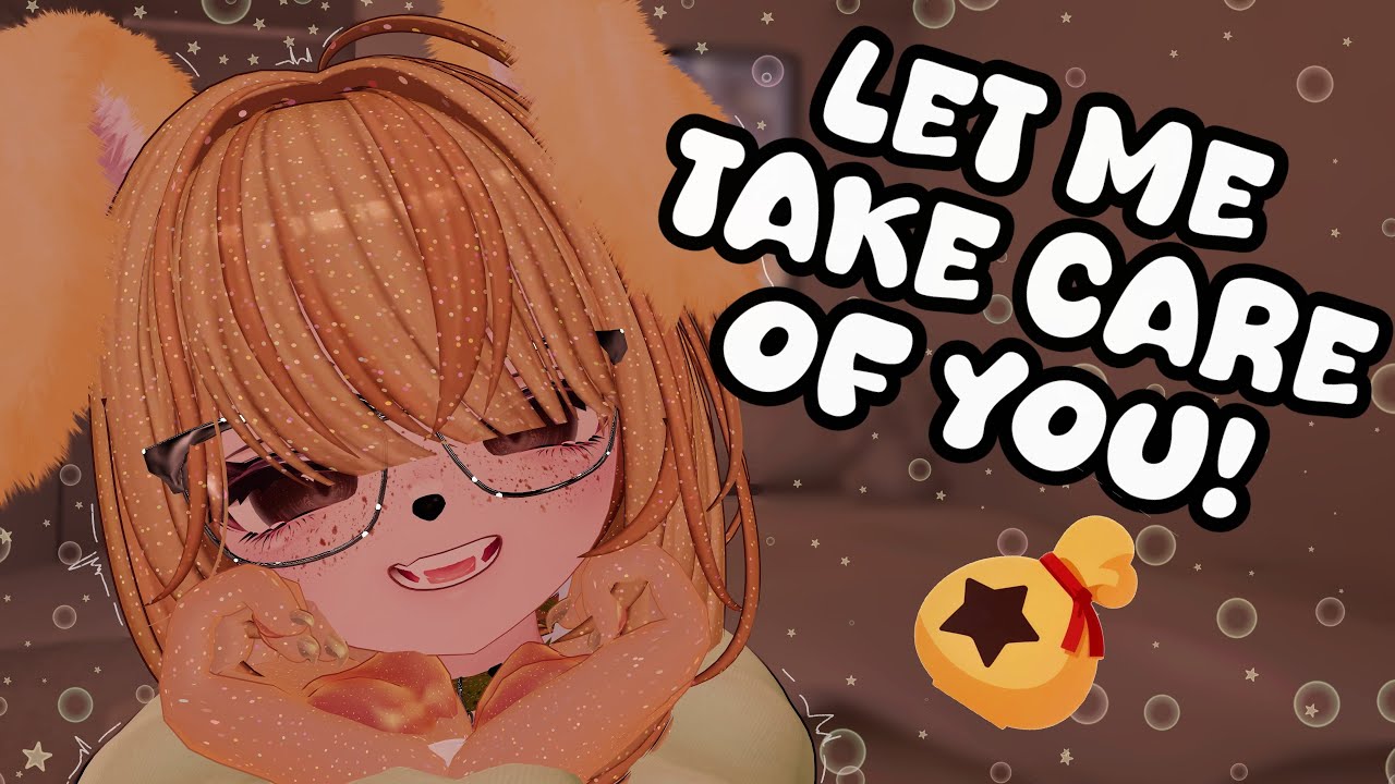 Изабель утешает вас после долгого дня | Позитивные утверждения, ласки и поцелуи 👅 [VRCHAT ASMR]