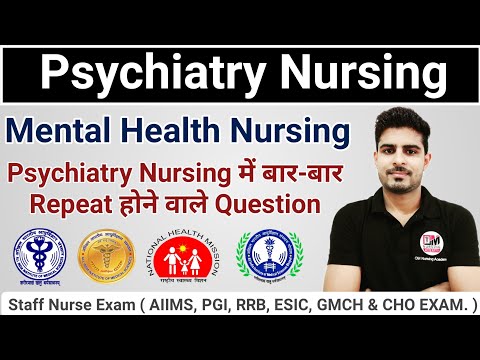 Psychiatry || Most Repeating MCQs || Mental Health Nursing Questions