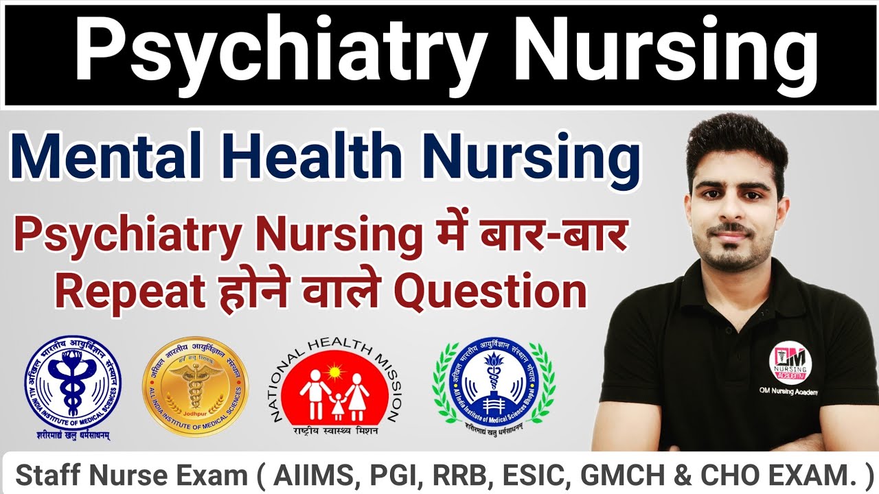 Psychiatry || Most Repeating MCQs || Mental Health Nursing Questions