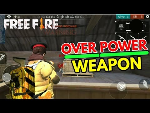 GAMEPLAY SENJATA OVER POWER TERBARU!! - GARENA FREE FIRE