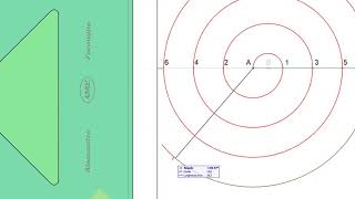 Construction of a two-center spiral, Archimedean spiral