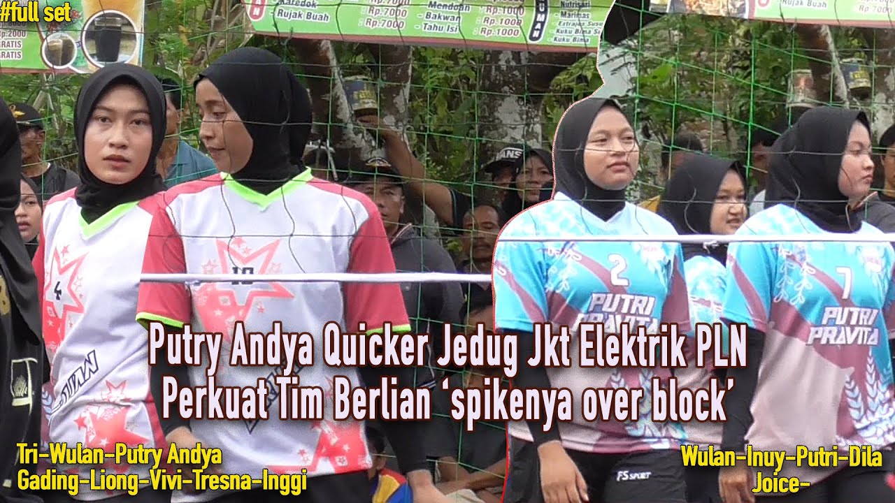 Full set | Putry Andya, Seftia Wulan, Tri Harani dkk vs Inuy, Wulan, Dila dkk | Putri Rimba Cup