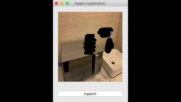 Image inpainting demonstration