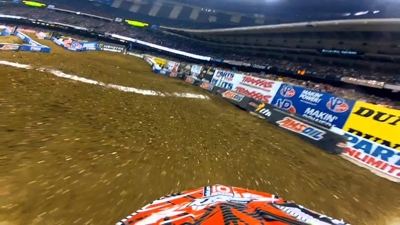 shapes paint GoPro HD: Alex Martin Main Event 2012 Monster Energy Supercross New Orleans