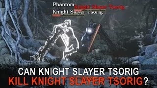 Dark Souls 3 - Fun with NPCs: Can Knightslayer Tsorig kill himself?