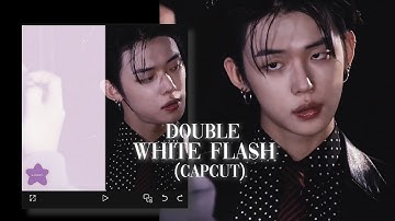 Double white flash transition (Horizontal) tutorial on capcut #viralvideo #bts #viralshorts #kpop