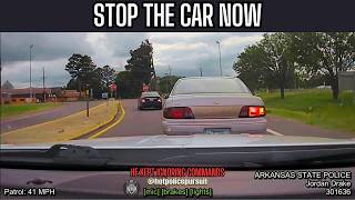Trooper Gives Multiple Commands As Camry Driver Keeps Pushing His Luck