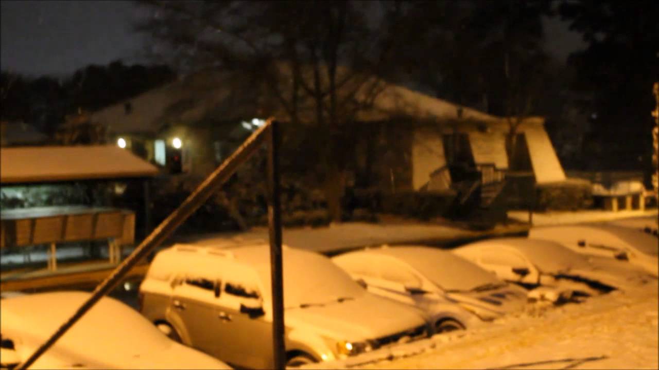 Snow in Augusta YouTube