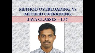 METHOD OVERLOADING Vs METHOD OVERRIDING   LEC 37