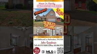 🏡 FOR SALE: 2505 Pebblecreek Ln, Murfreesboro, TN 37130 MLS# 3150111 | $519,900