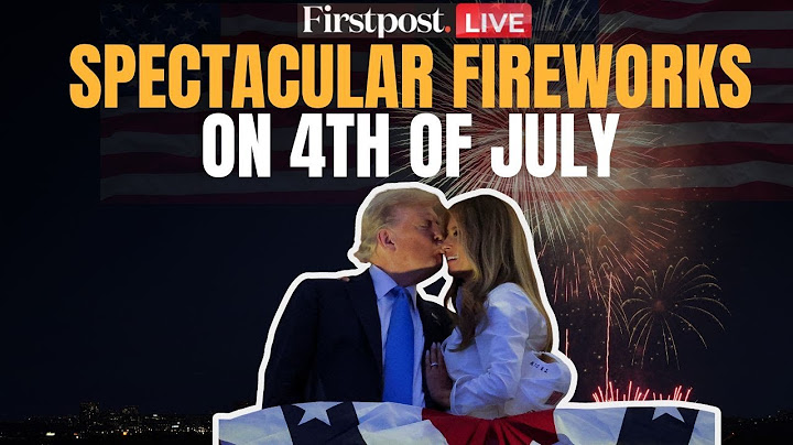 LIVE: Independence Day Celebrations | Fourth of July Fireworks at White House | Trump Melania N18G