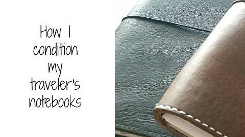 How I condition my traveler