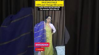 pure silk handloom used sarees/ pure silk handloom Second hand sarees