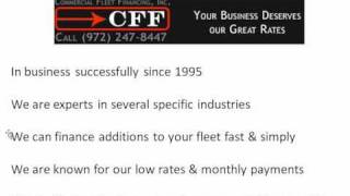 Commercial Vehicle Financing - Best Financing For Commercial Vehicles: Commercial Fleet Financing