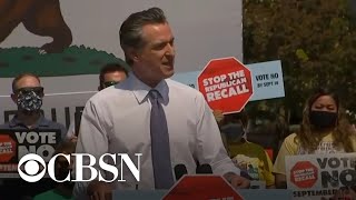California recall election down to final hours of campaigning