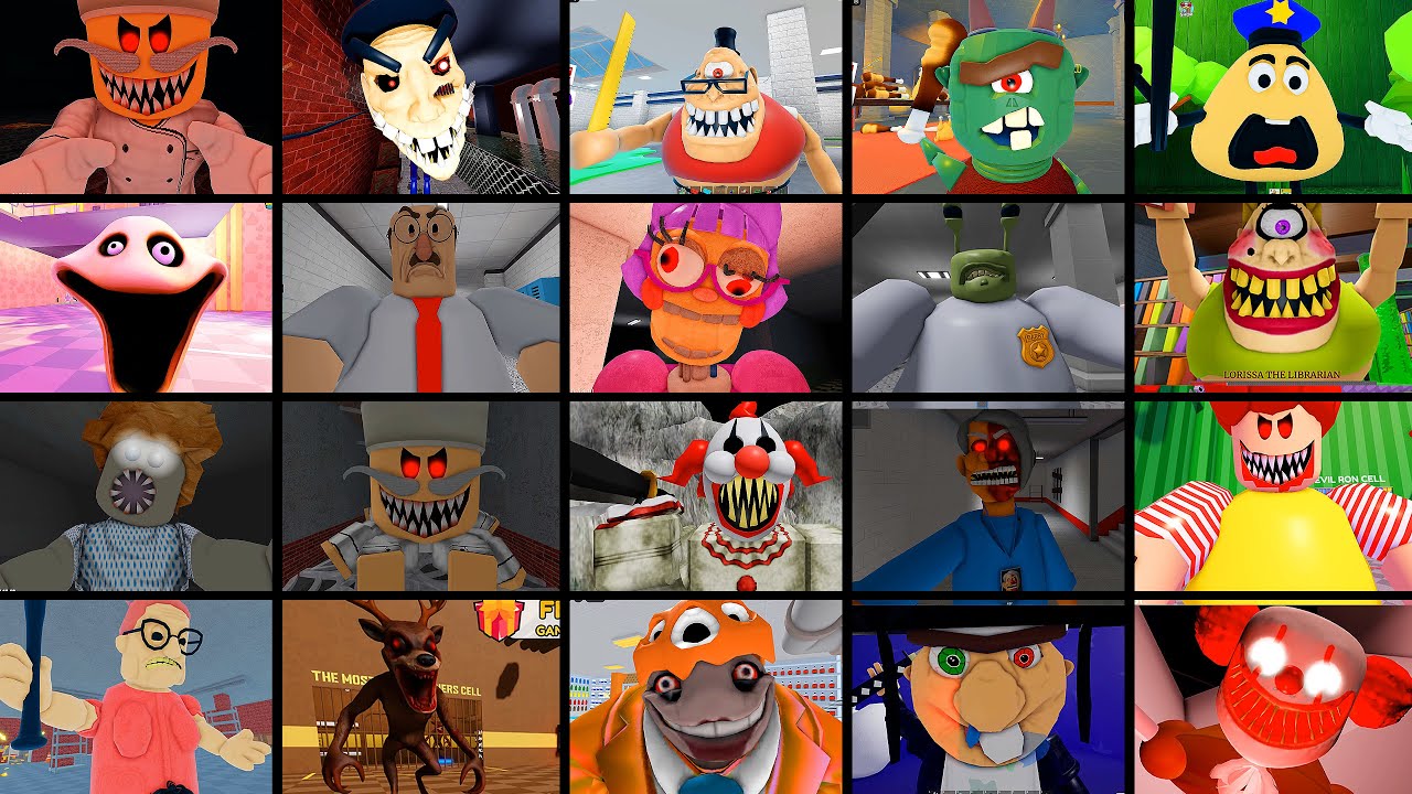 EPIC SCHOOL ESCAPE,Escape Papa Pizza's,SIR SCARY'S MANSION,Team Dentist,Tim Farm, ROBLOX JUMPSCARES