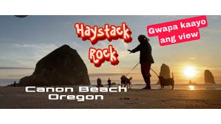 Vanlife- Haystack Rock- Canon Beach Oregon “ Amazing Sunset View “