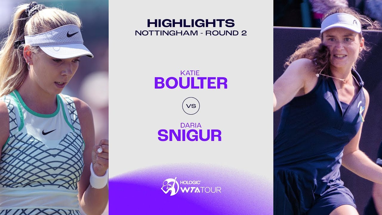 Katie Boulter vs. Daria Snigur | 2023 Nottingham Round 2 | WTA Match Highlights