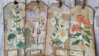 JUNK JOURNALING / BOTANICAL JOURNAL / EPHEMERA/TAGS