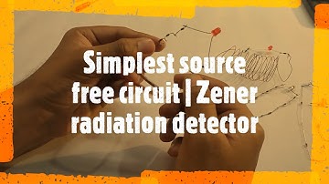 Simplest source free circuit | Radiation from phone| zener diode.