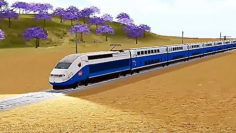 Train Sim - India Using TGV Duplex - Simulasi Kereta Api