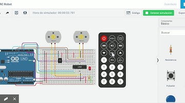 Circuits Arduino RC Robot | Tinkercad