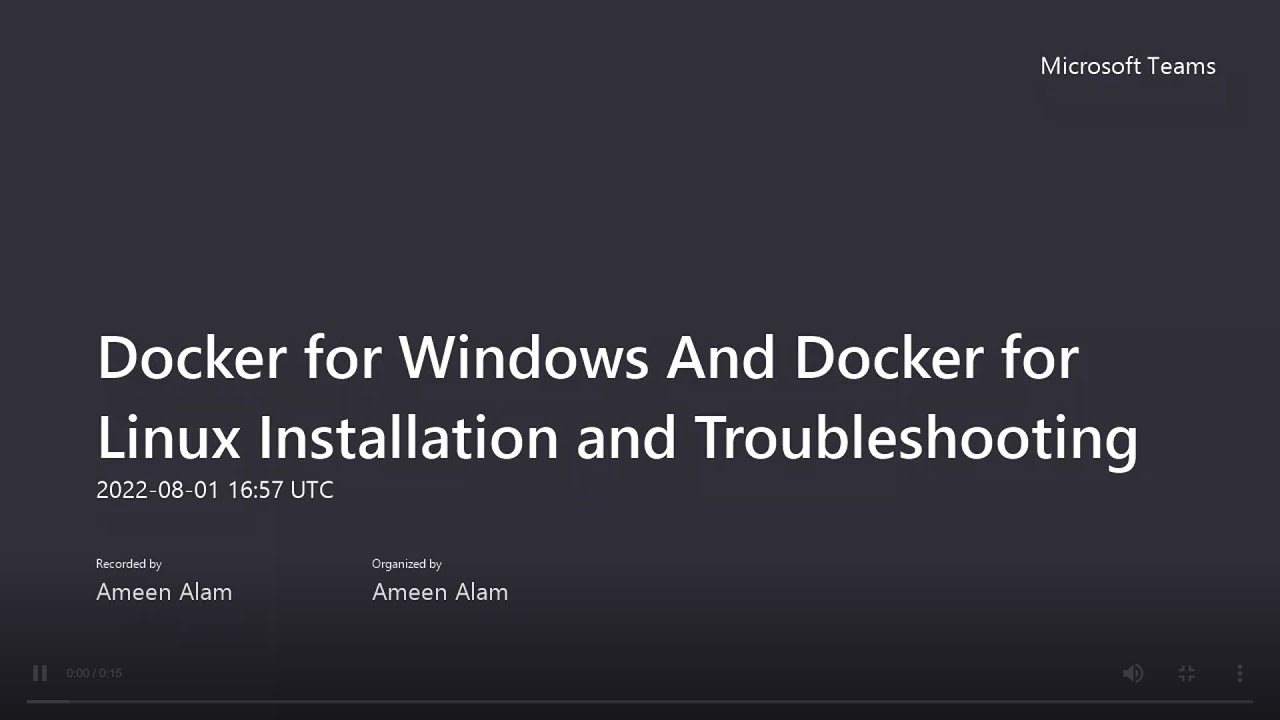 Docker for Windows Installation and Troubleshooting for Beginners in ...