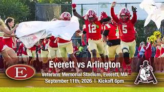 Everett (MA) Crimson Tide Football vs Arlington: September 11th, 2026