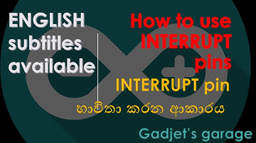 How to use external interrupt pins of arduino boards in sinhala.