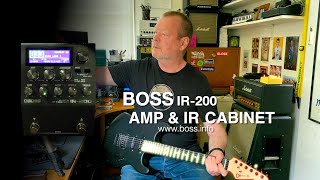Miniatura de vídeo de "BOSS: IR-200 Amp & IR Cabinet"