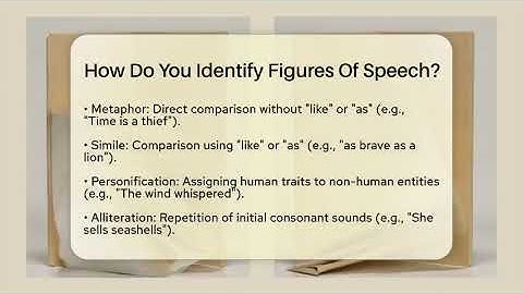 How Do You Identify Figures Of Speech? - The Prose Path