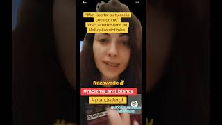Racisme anti blancs et le #plan_Kalergi contre les #AZAWADES Twareg Peuls