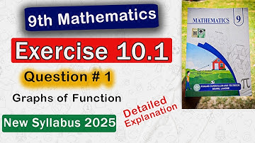 9th Class Math Exercise 10.1 Question 1  New Syllabus 2025| Easy Maths with Faizan #9thclass #maths