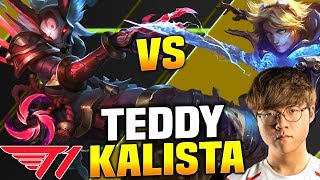 SKT T1 TEDDY PICKS KALISTA ADC - SKT T1 Teddy Plays Kalista vs Ezreal Adc  Season 2020 | KR SoloQ