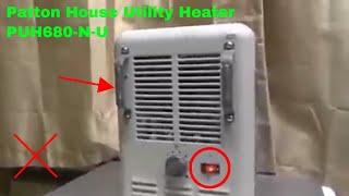 ✓ How To Use Patton House Utility Heater PUH680-N-U Review - YouTube