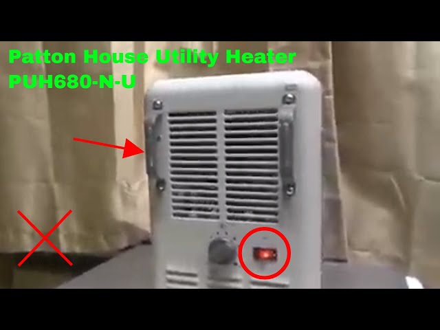 How To Use Patton House Utility Heater PUH680-N-U Review - YouTube