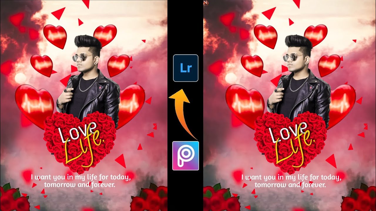 PicsArt Love Photo Editing ! PicsArt Background Change ! Love Photo Editing  ❤️ ! PicsArt & lightroom - YouTube