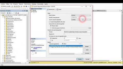 Plan de Respaldo Utilizando el Agente de SQL Server