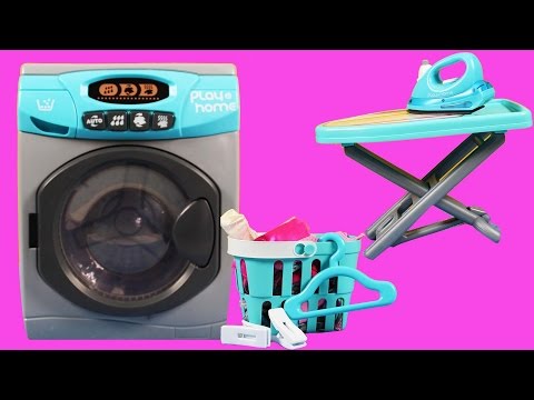 Oyuncak Çamaşır Makinesi ve Ütü tam Barbie Winx Oyuncak Bebekler için |  Evcilik TV - YouTube