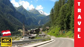 Driving in Austria 2: From Kaiser Franz Josefs Höhe to Heiligenblut | 4K 60fps