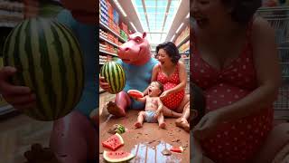 Evolution Of Pregnant Women With Hippo In Shoping Mall