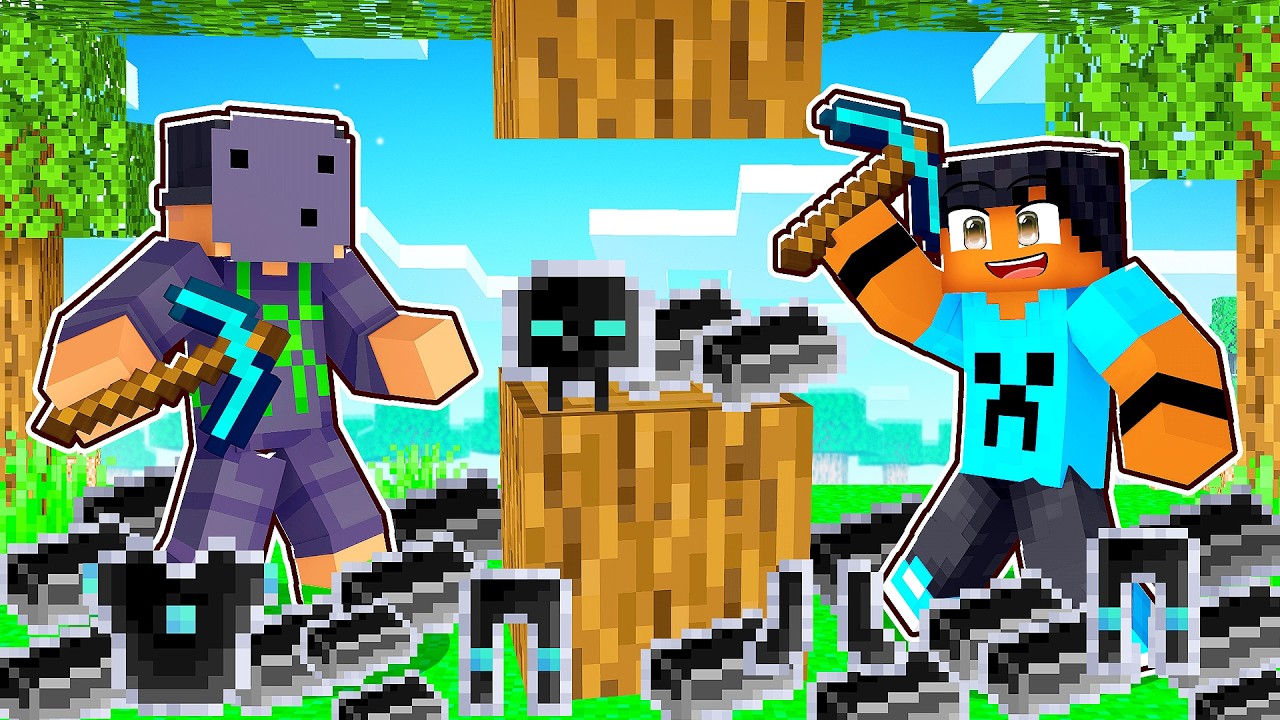 Tudo o que eu quebro dá AVARITIA no Minecraft!