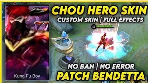Chou custom script skin + no password + no bug + no banned + frame + logo