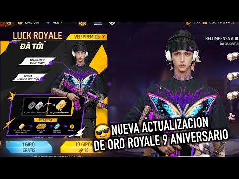 ESTA es LA NUEVA ORO ROYALE ACTUALIZACION en FF LATAM 😍 *skin gratis nueva oro royale*
