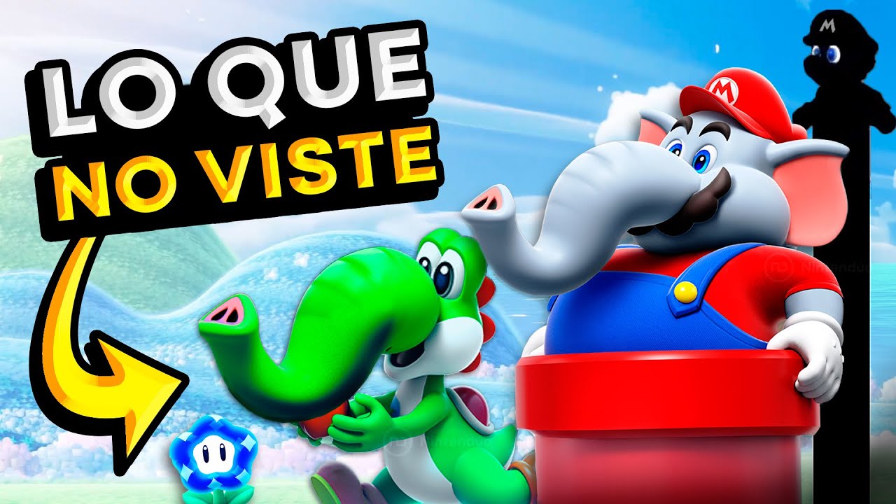15 DETALLES OCULTOS de Super Mario Bros Wonder 🌈 (Primer Trailer 2023) [Nintendo Switch]
