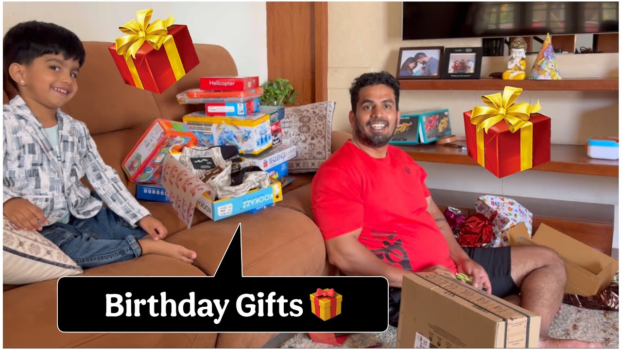 ಯಾರು ಯಾರು ಏನು ಗಿಫ್ಟ್ ಕೊಟ್ಟಿದ್ದಾರೆ ನೋಡಿ🥹Suhas ಗಿಫ್ಟ್? Suni 3🎁ತಂದಿದ್ದಾರೆ ಅಯ್ಯೋ😍ಆದ್ರೆ ನನ್ನ ಗಿಫ್ಟ್ ಏನು?🤭