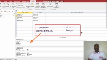 Input Mask in Microsoft Access