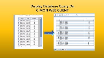 Display Database Query On CIMON WEB CLIENT