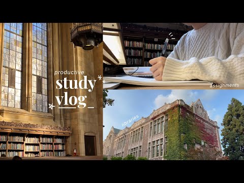 Study Vlog Studying For Midterm Lots Of Essays Libraries