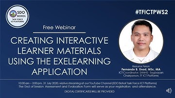 LIVE  Creating Interactive Learner Materials Using the eXeLearning Application